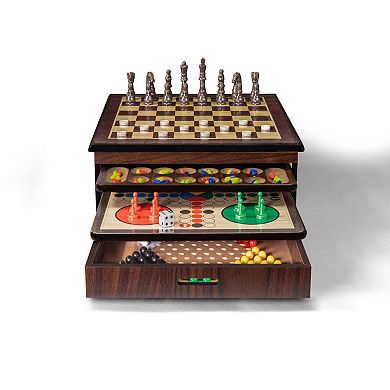Merchant Ambassador Craftsman Deluxe Wooden Game House Set
