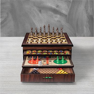 Merchant Ambassador Craftsman Deluxe Wooden Game House Set
