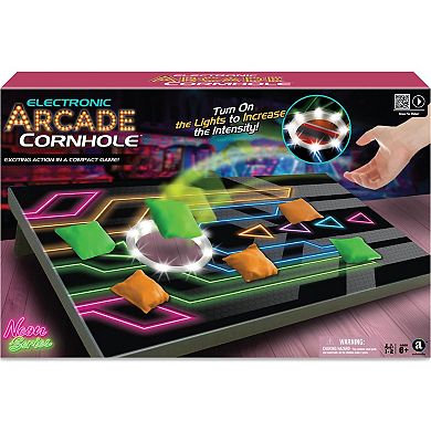 Merchant Ambassador Games Neon Series Electronic Arcade Cornhole