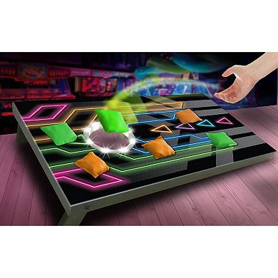 Merchant Ambassador Games Neon Series Electronic Arcade Cornhole