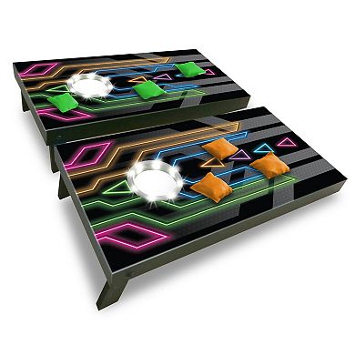Merchant Ambassador Games Neon Series Electronic Arcade Cornhole