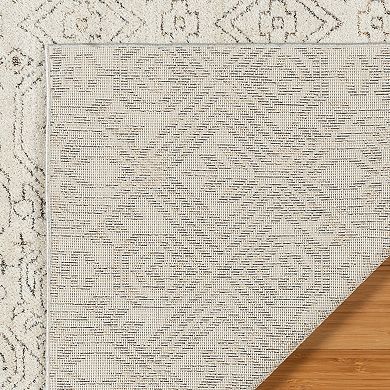 Gertmenian Sydney Senna Faded Cream Scroll Area Rug