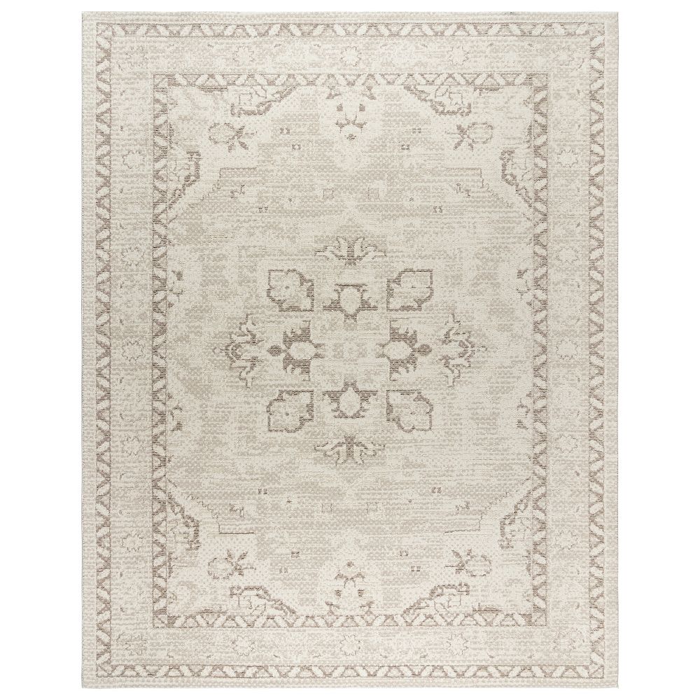 Gertmenian Trevi Remy Bordered Medallion Muted Area Rug