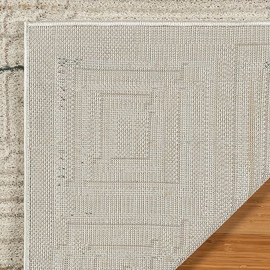Gertmenian Trevi Vania Repeating Rectangle Geo Area Rug