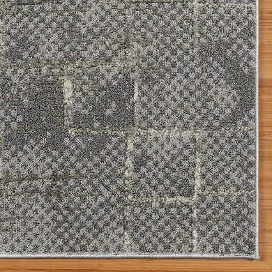 Gertmenian Trevi Zalo Interlinked Linework Area Rug