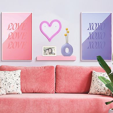 Belle Maison LED Heart Wall Decor