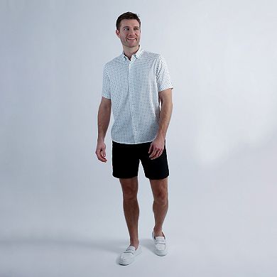 Men's Haggar Short Sleeve Performance Button-Down Shirt