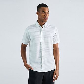 Men's Haggar® Short Sleeve Performance Button-Down Shirt