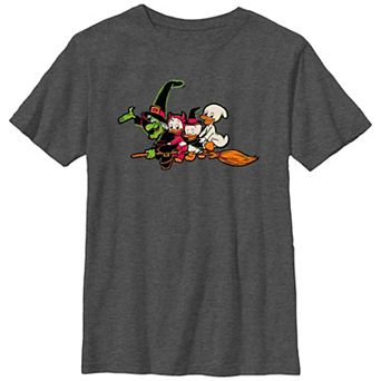 Disney's Hundred Huey Dewey Louie Broom Ride Boys 8-20 Graphic Tee