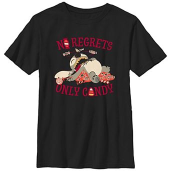 Disney's Lilo & Stitch No Regrets Only Candy Boys 8-20 Graphic Tee