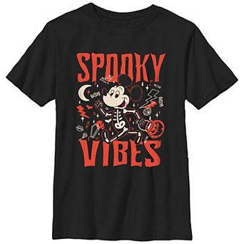Disney's Mickey Mouse Spooky Vibes Boys 8-20 Graphic Tee