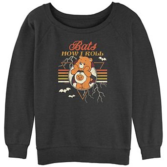 Juniors' Care Bears Bats How I Roll Graphic Pullover