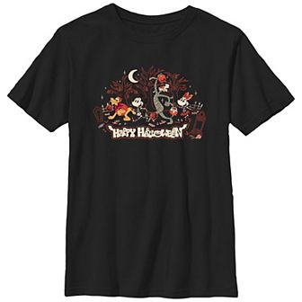 Disney's Mickey Mouse And Friends Happy Halloween Boys 8-20 Graphic Tee