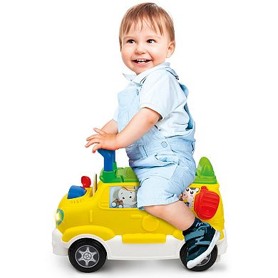 Enviro-Mental Toy Brilliant Beginnings Ride 'Em Tiger Safari Foot to Floor Ride-on Activity Bus