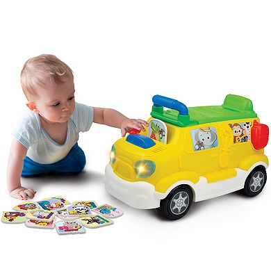 Enviro-Mental Toy Brilliant Beginnings Ride 'Em Tiger Safari Foot to Floor Ride-on Activity Bus