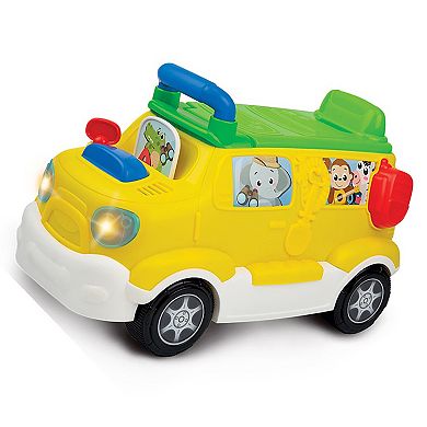 Enviro-Mental Toy Brilliant Beginnings Ride 'Em Tiger Safari Foot to Floor Ride-on Activity Bus