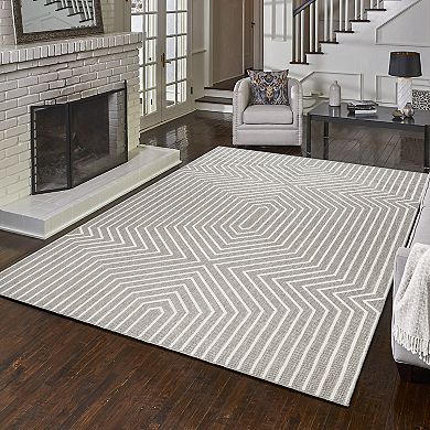 Gertmenian Malini Dazi Geometric Linework Area Rug