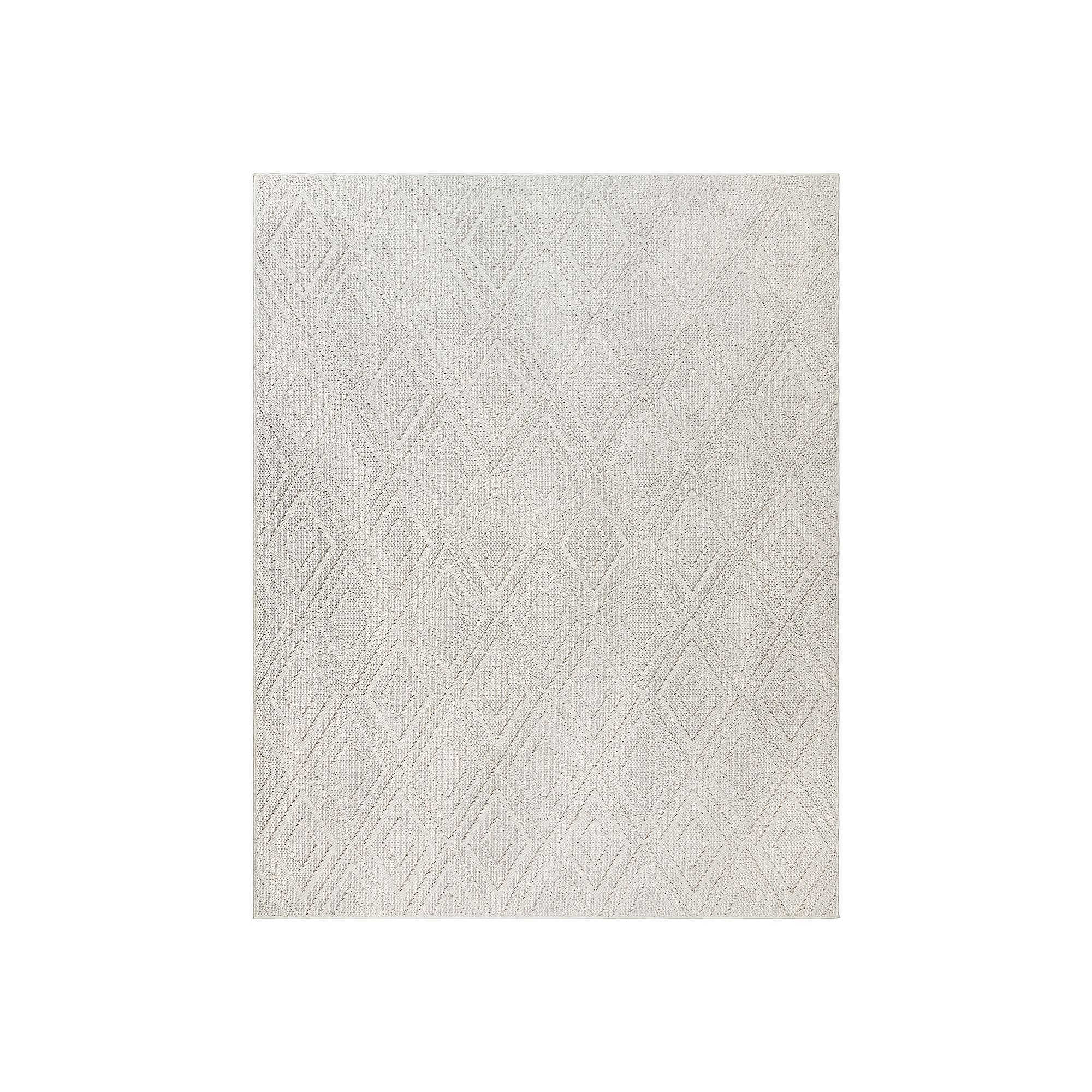 Gertmenian Malini Demita Repeating Diamond Area Rug, Ivory