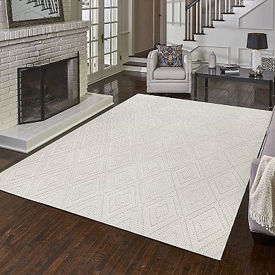 Gertmenian Malini Demita Repeating Diamond Area Rug