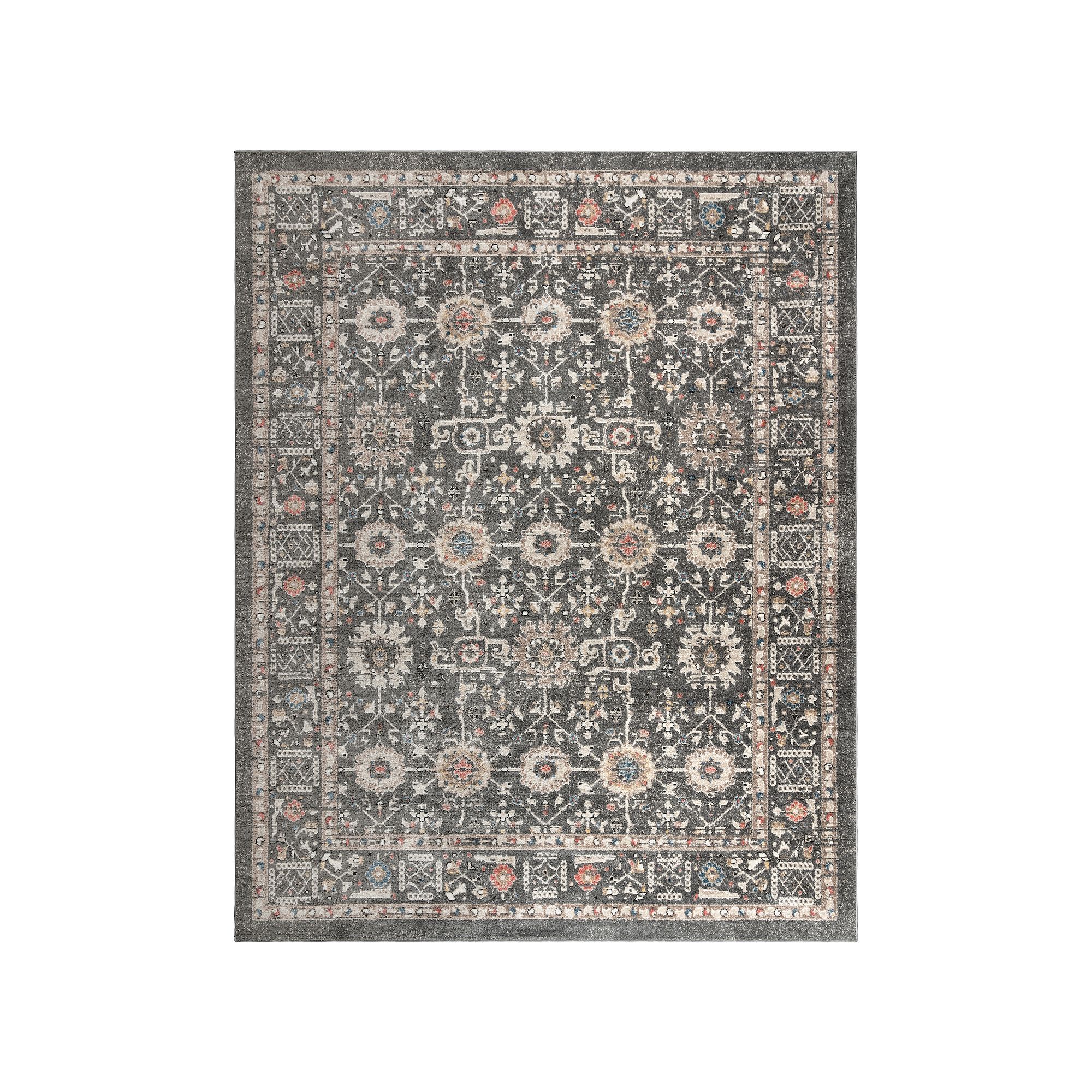 Gertmenian Heirloom Dov Bohemian Medallion Area Rug, Gray