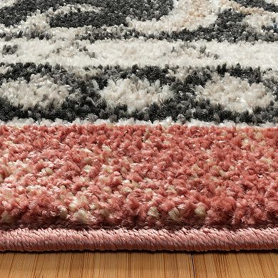 Gertmenian Heirloom Fluer Rose Bohemian Medallion Area Rug