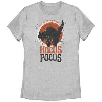 Disney's Hocus Pocus Mr. Binx It's Just A Bunch Of Hocus Pocus Juniors' Graphic Tee