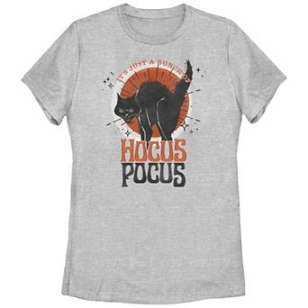 Disney's Hocus Pocus Mr. Binx It's Just A Bunch Of Hocus Pocus Juniors' Graphic Tee