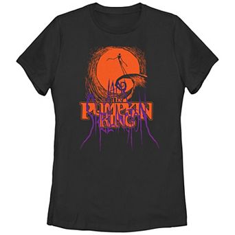 Disney's The Nightmare Before Christmas Jack Skellington The Pumpking King Juniors' Graphic Tee