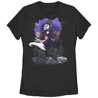 Disney's The Nightmare Before Christmas Jack Skellington Graveyard Buddies Juniors' Graphic Tee
