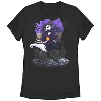 Disney's The Nightmare Before Christmas Jack Skellington Graveyard Buddies Juniors' Graphic Tee