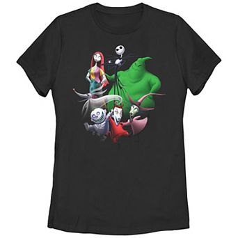 Disney's The Nightmare Before Christmas Character Group Juniors' Graphic Tee