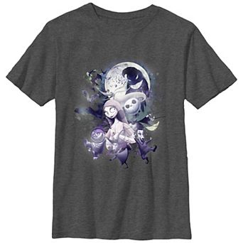 Disney's The Nightmare Before Christmas Glowy Full Moon Boys 8-20 Graphic Tee