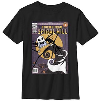 Disney's The Nightmare Before Christmas Jack Comic Book Cover Boys 8-20 Graphic Tee