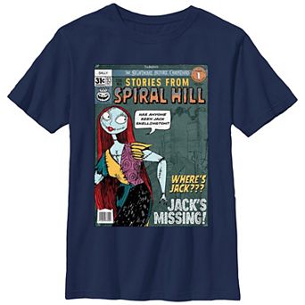 Disney's The Nightmare Before Christmas Stories From Spiral Hill Boys 8-20 Graphic Tee