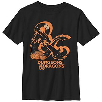 Boys 6-20 Dungeons & Dragons Halloween Logo Graphic Tee
