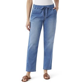 Women's Gloria Vanderbilt Knitology Anya Drawstring Straight Leg Jeans