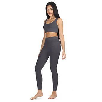 Women's Ribbed Leggings With Wide Waistband