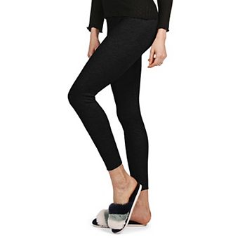 Women's 100% Cotton Pointelle Rib Knit Seamless Leggings