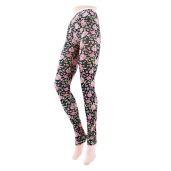 Elegant Roses Are Pink Floral Leggings