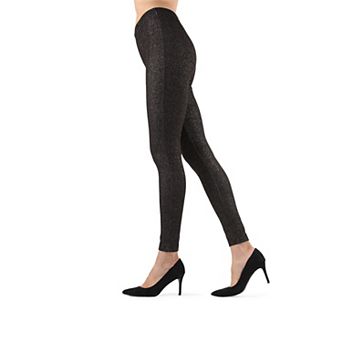 Ruti Glam Cotton Blend Metallic Leggings