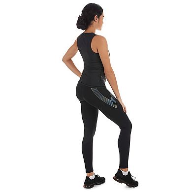 Women's Reflective Rainbow Slim-fit High-waist Shaping Performance Leggings