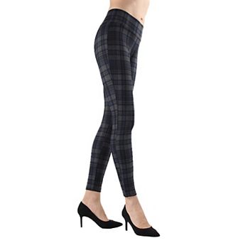 Women's Geo Plaid Shaping Leggings