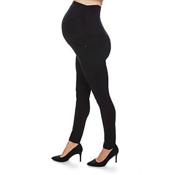 Women's Ponte Comfort Stretch Maternity Support Leggings
