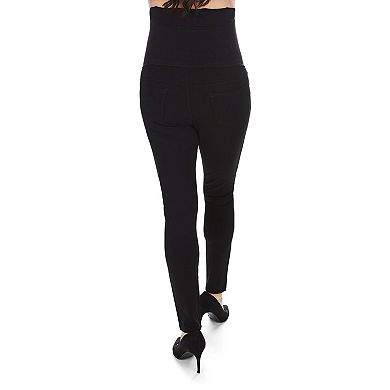 Women's Ponte Comfort Stretch Maternity Support Leggings