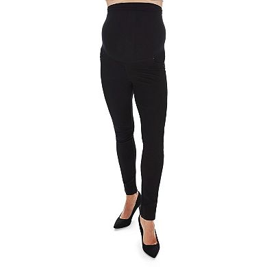 Women's Ponte Comfort Stretch Maternity Support Leggings