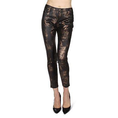 Women's Statue Mottled Bronze Ankle Length Leggings
