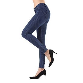 Tochka Dotted Cotton Blend Jean Leggings