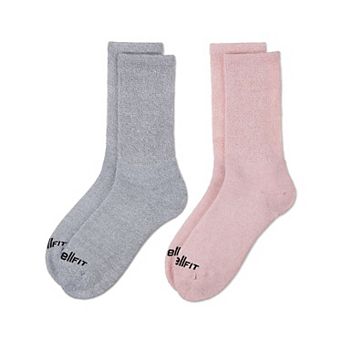 2 Pair Pack Diabetic Full Cushioned Crew Socks