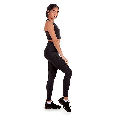 Women's High-waist Leopard Print Scrunch Booty Performance Leggings
