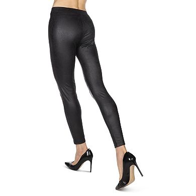 Women's Snodato Marbled Leather Look Leggings